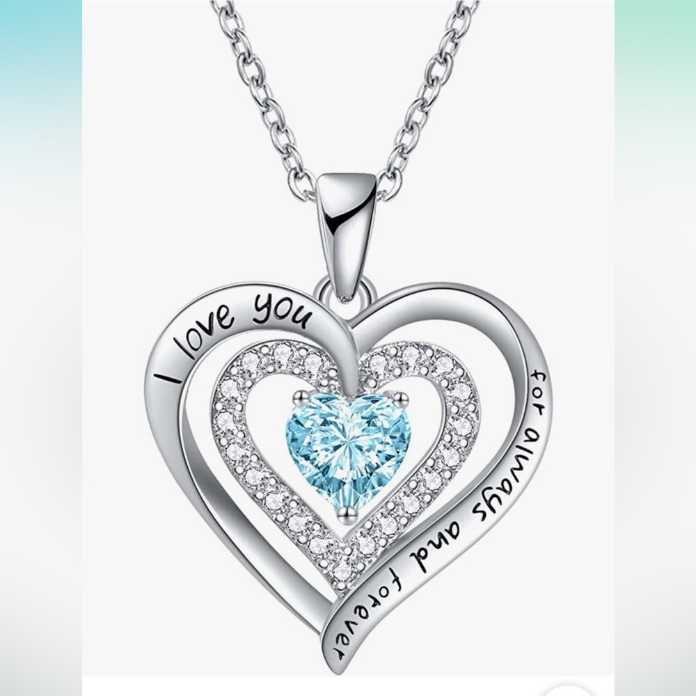 “I love you always and forever” necklace Redbee jewelry